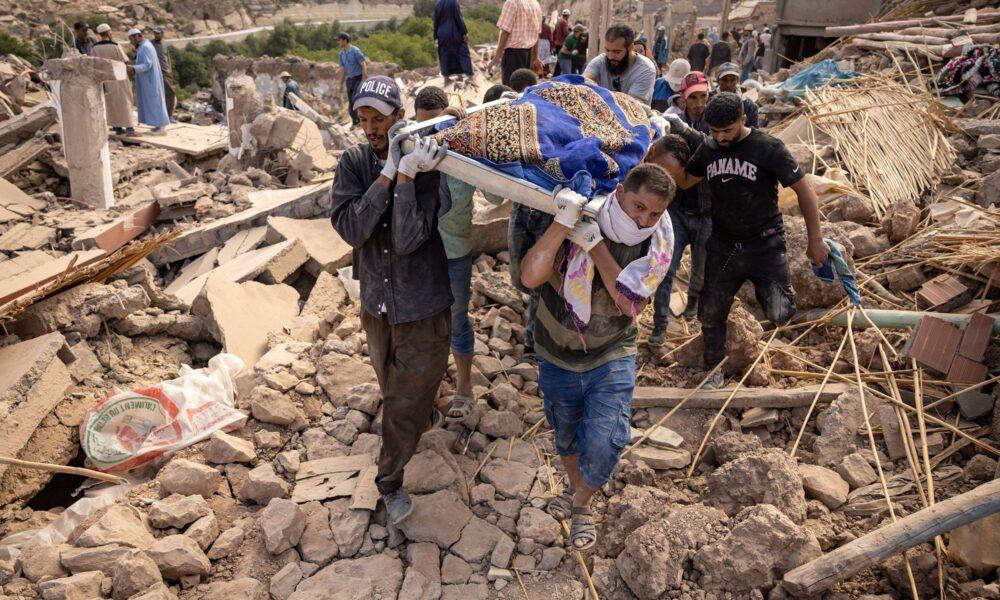 The death toll from a powerful earthquake in Morocco has risen to nearly 2,500, officials said on Monday. Rescuers have been using their bare hands to dig for survivors, but heavy lifting equipment cannot get through roads blocked by boulders to reach remote villages near the epicenter.