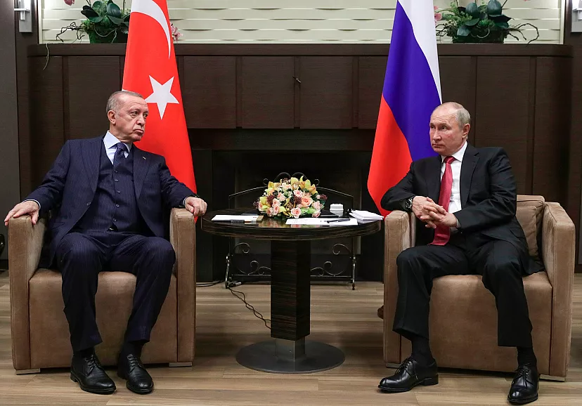Erdogan and Putin have met on several occasions ahead of Monday's summit
