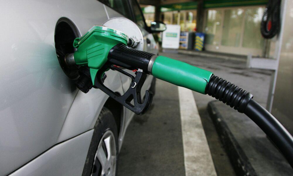 A long queue of vehicles waits at a petrol station in Islamabad, Pakistan, following the recent spike in fuel prices.