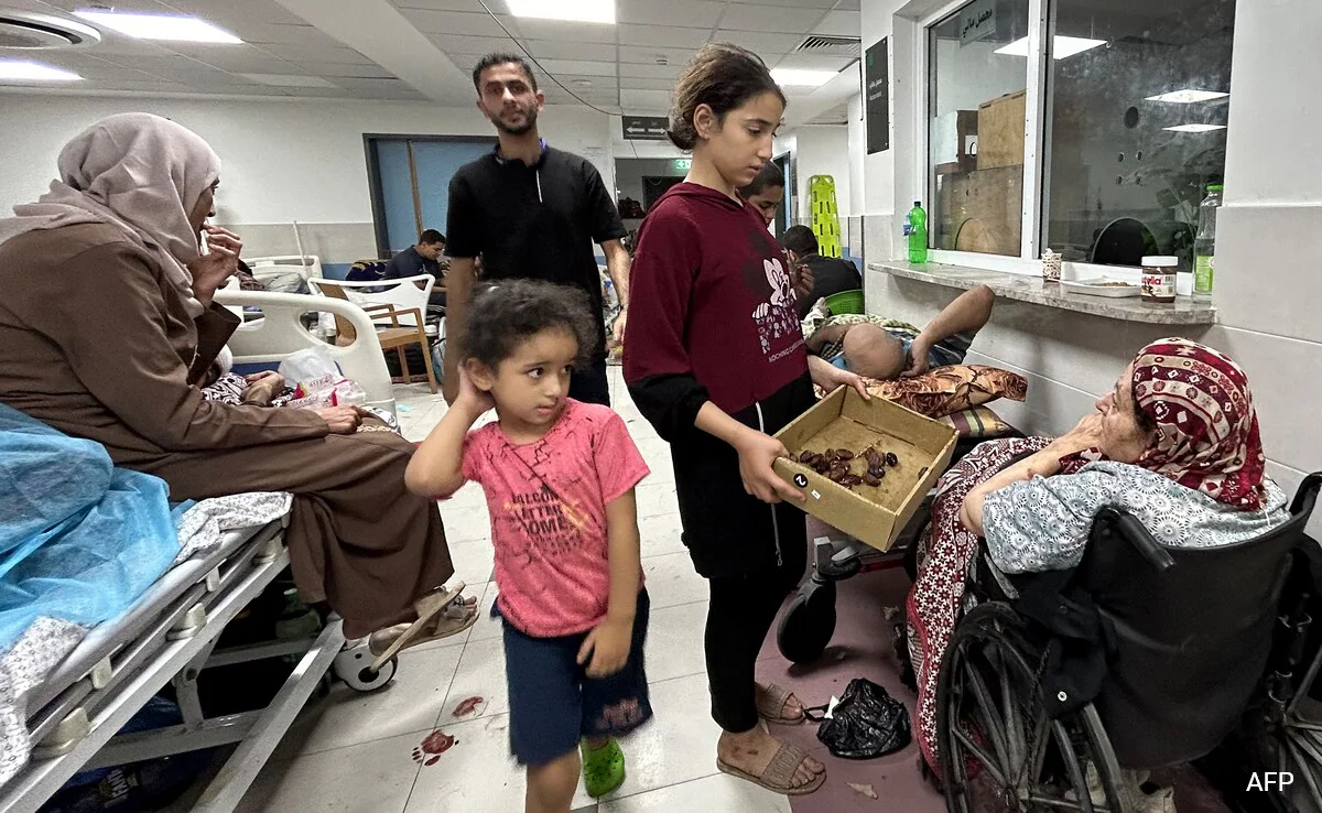 A poignant scene inside Al-Shifa Hospital as patients and newborns face the repercussions of the targeted operation.